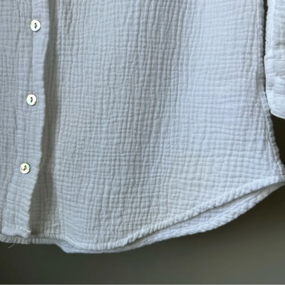 White muslin shirt​ Size XS - Image 13