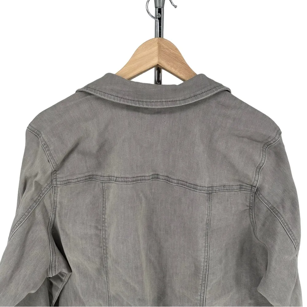 Market & Spruce Sterling Grey Denim Jacket size 1X NWT Stitch Fix Gray Jean - Image 7