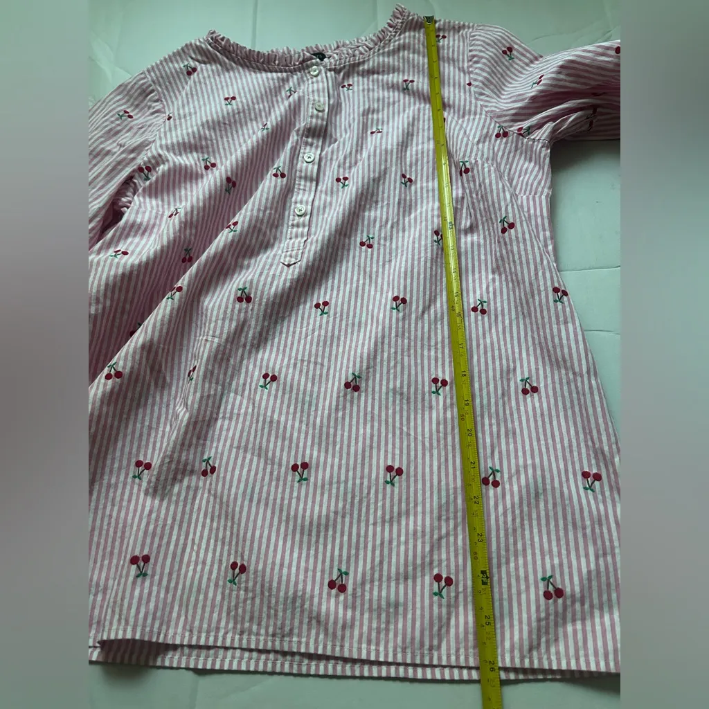 Talbots Women’s Shirt Jacquard Popover Cherry print - Image 8