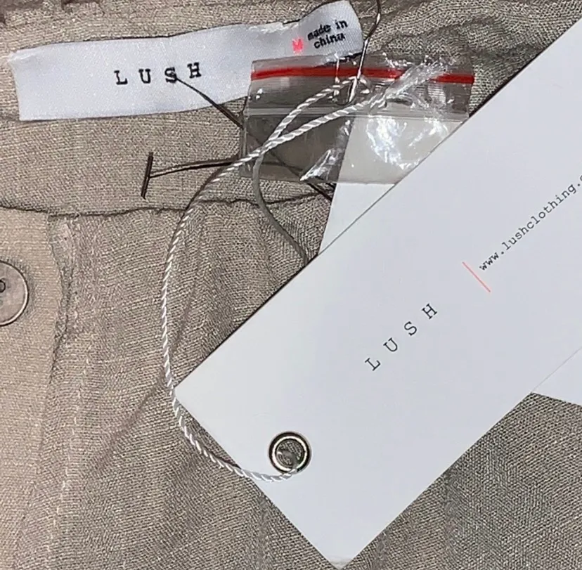 Lush Beige Mini Dress Medium  - Image 4