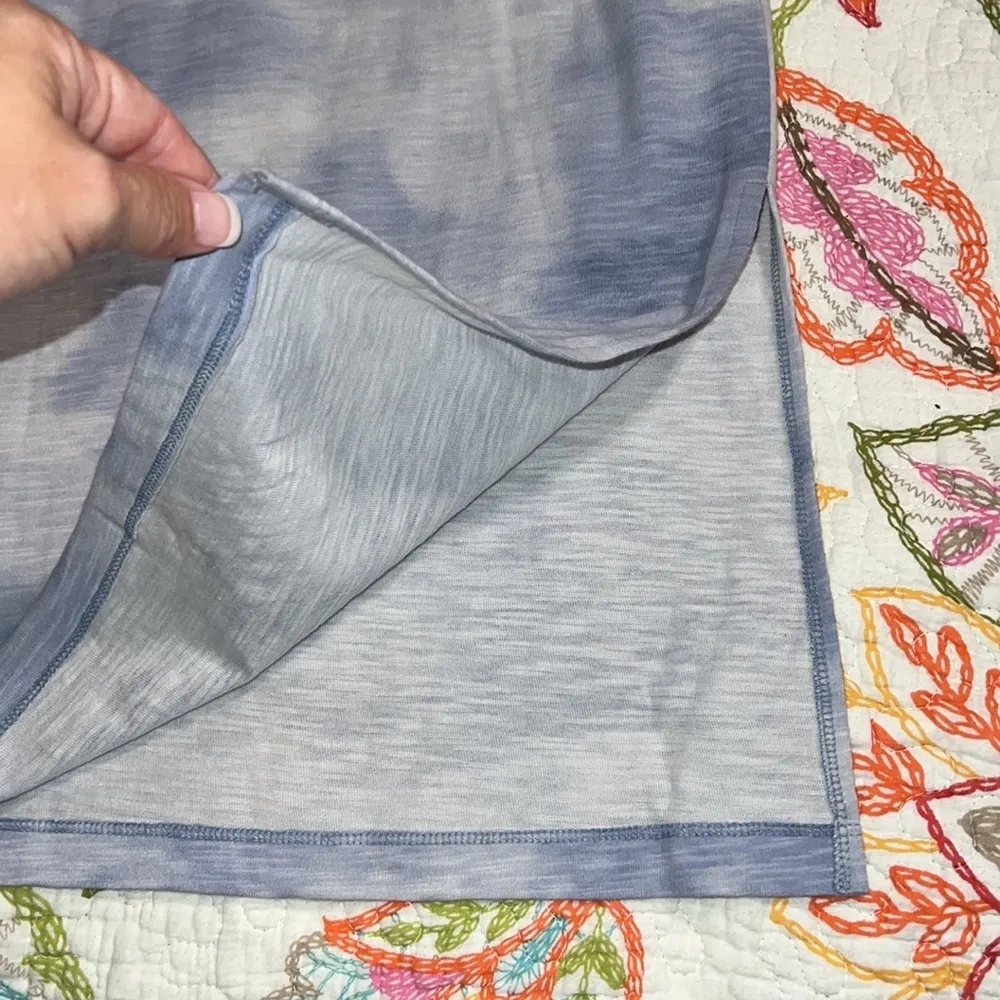 Old Navy small womens dress sleeveless blue white tie dye print adjustable strap - Image 7