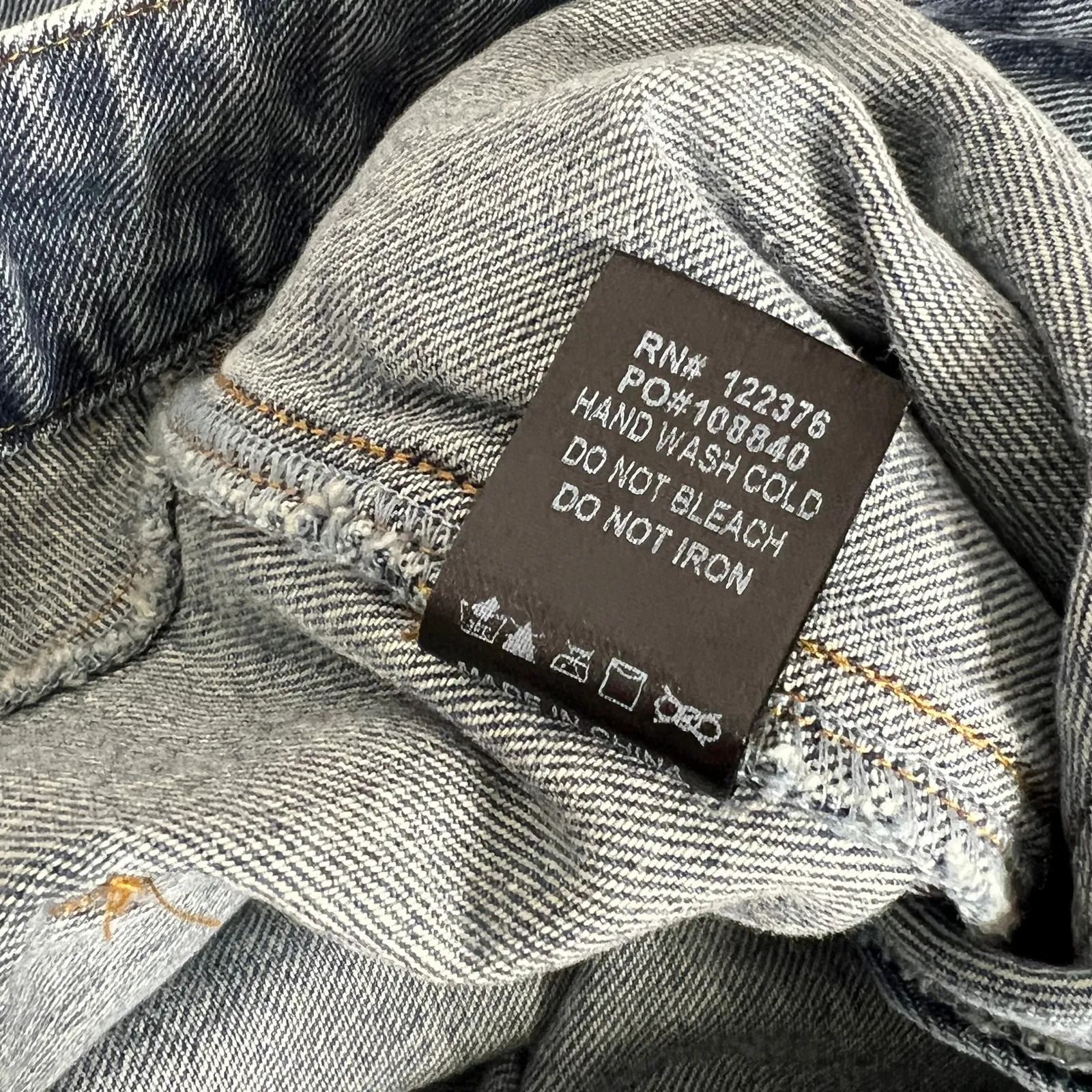 Mustard Seed Denim Midi Jean Skirt Size Medium - Image 4