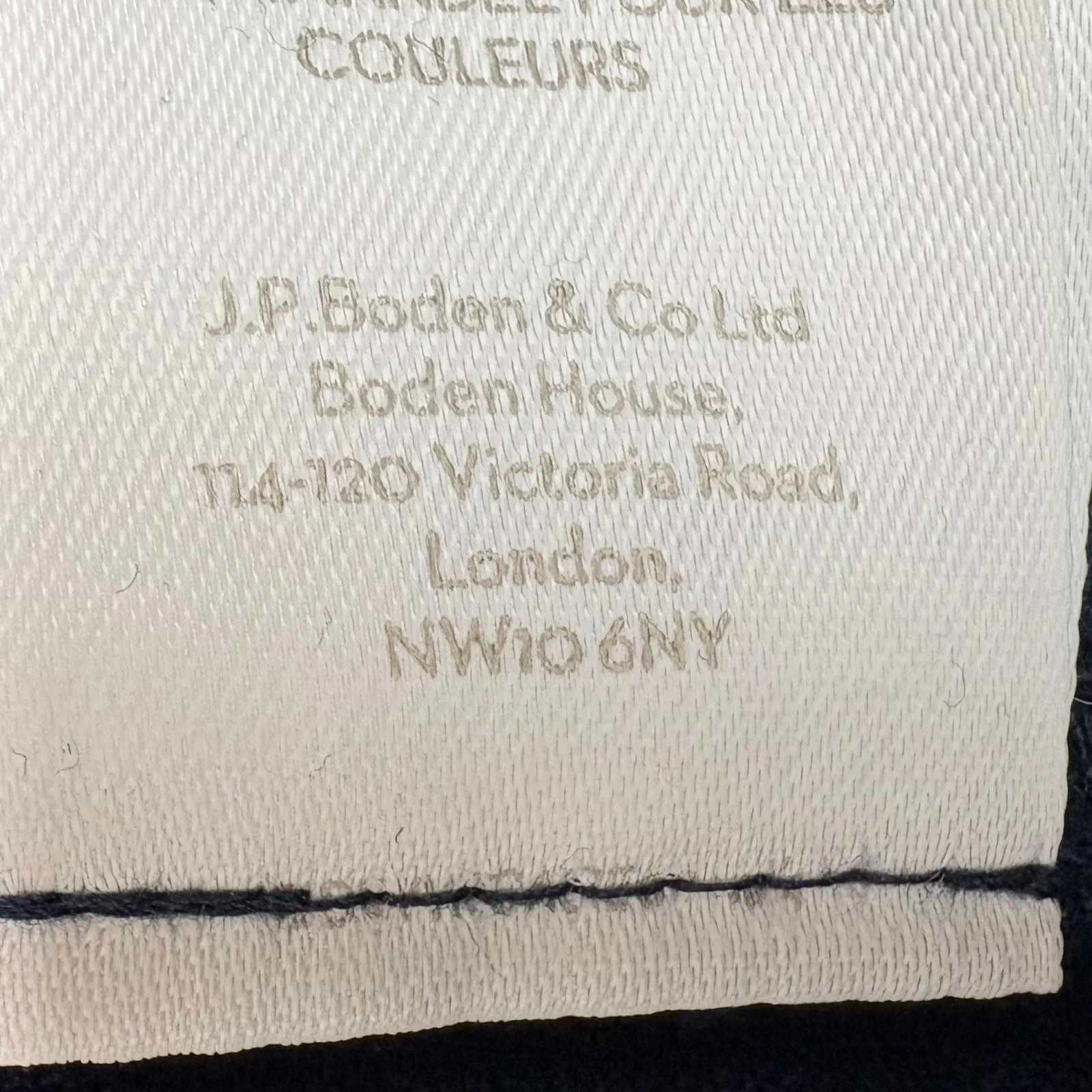 Boden St. Ives High Rise Paperbag Waist Linen Blend Trouser Pants Belt Blue 10R Size 10 - Image 8