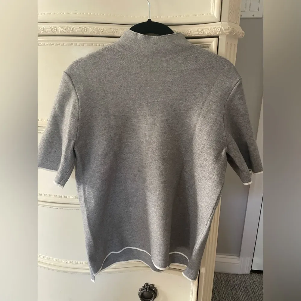 Zara Knit Short Sleeve Sweater Size M - Image 5