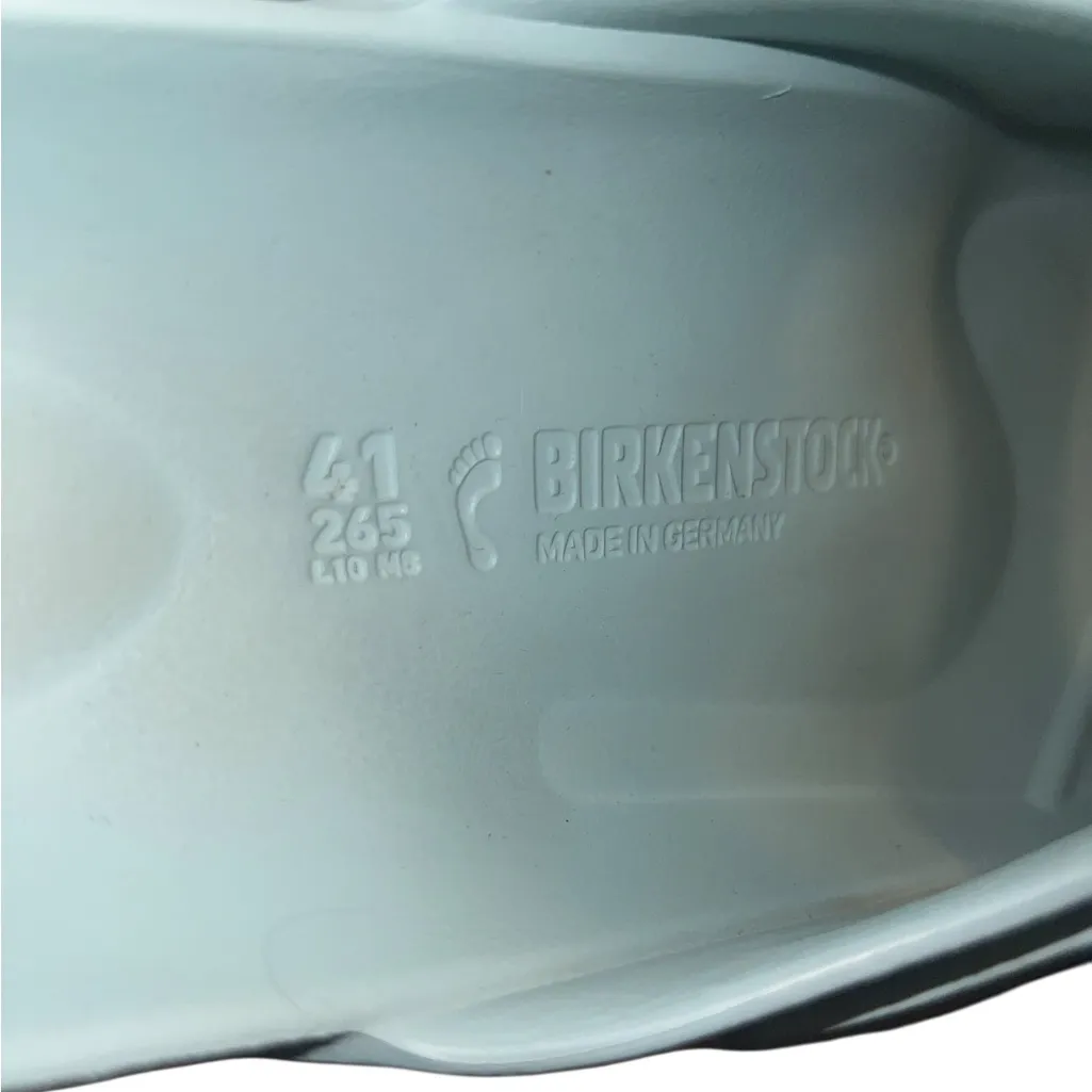 Birkenstock Sky Blue Slide Sandals Size 10 - Image 7