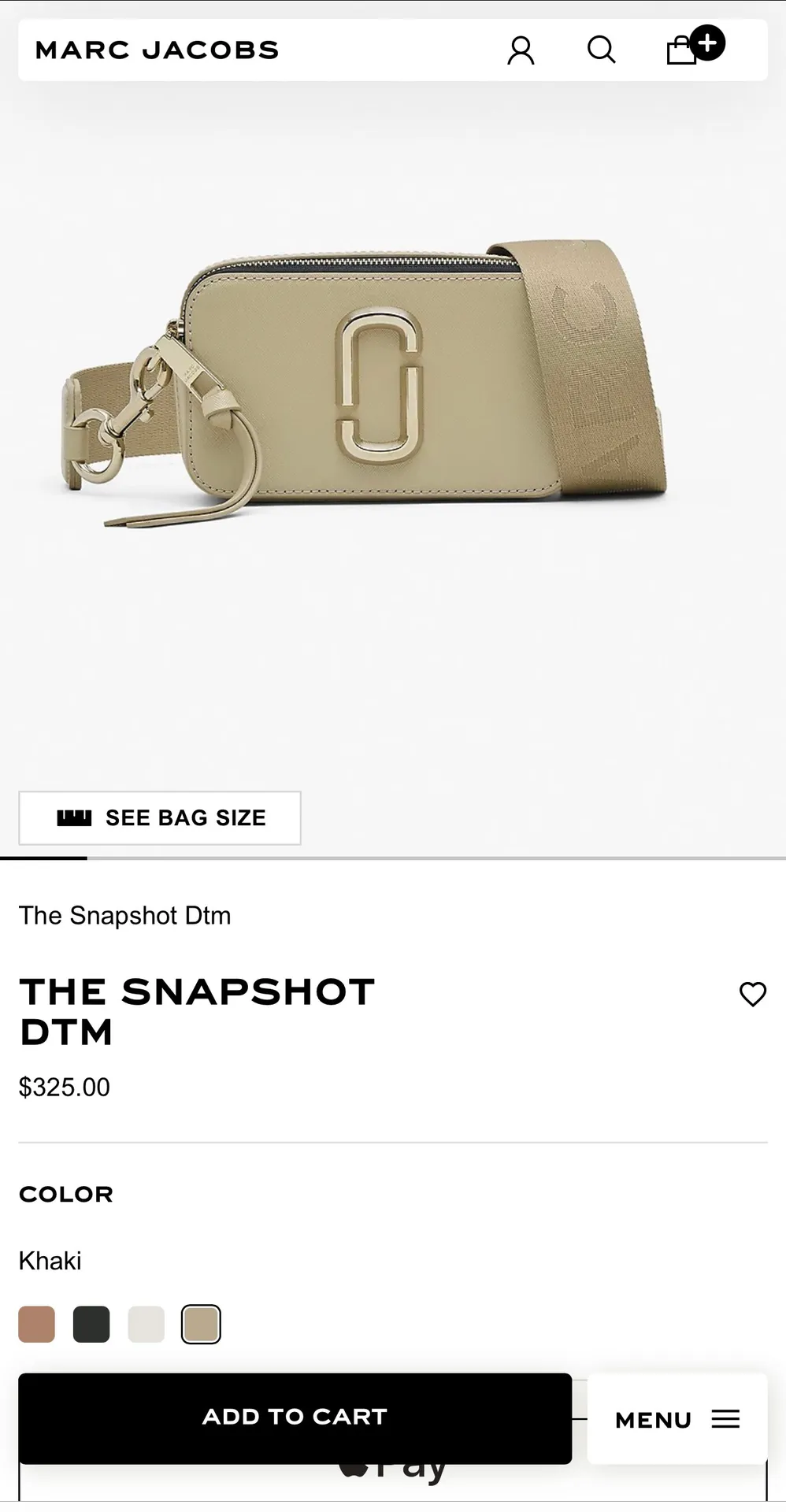Marc Jacob’s Snapshot Bag - Image 8