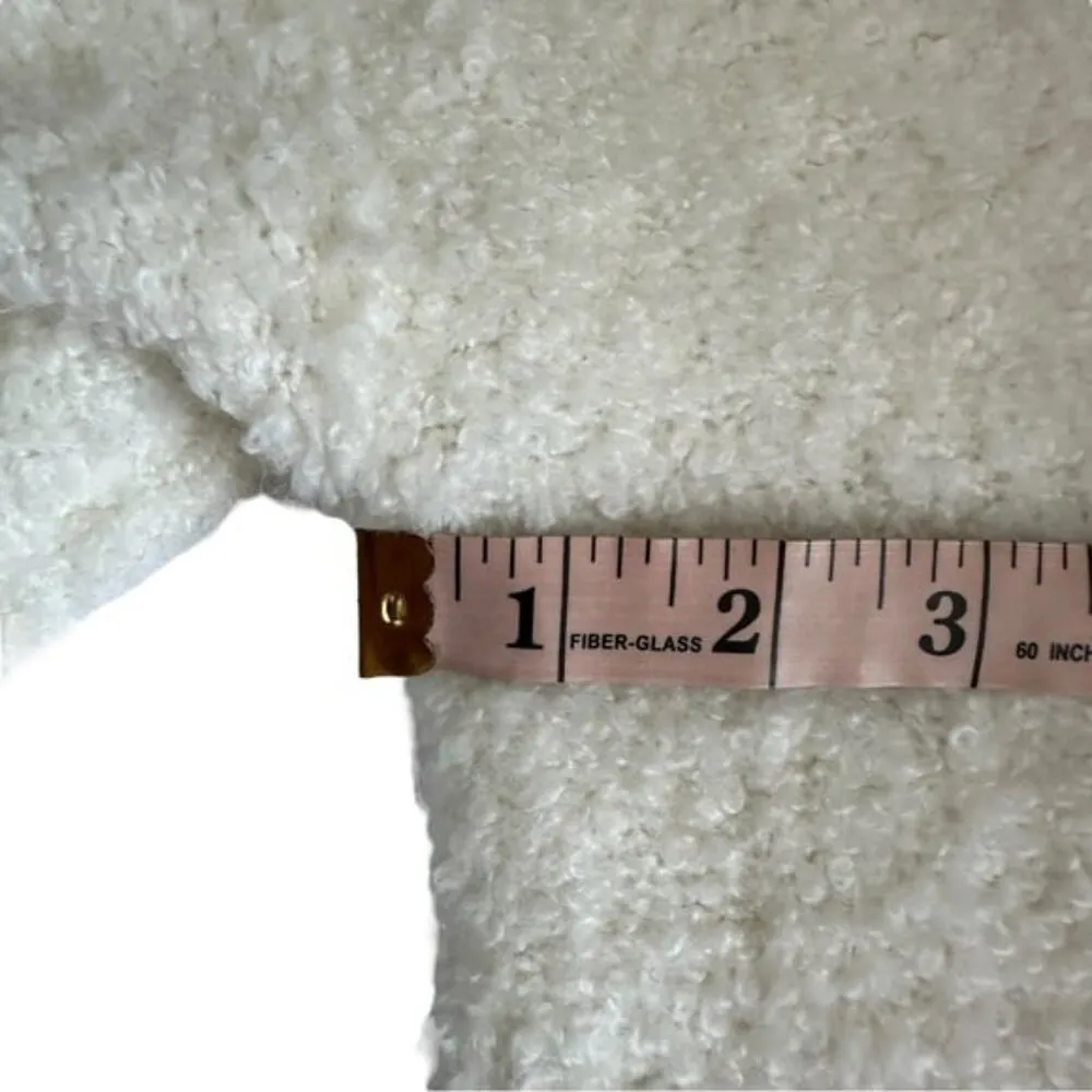 Pilcro Ivory Off White Oversized Chunky Knit Vneck Sweater XS - Image 4