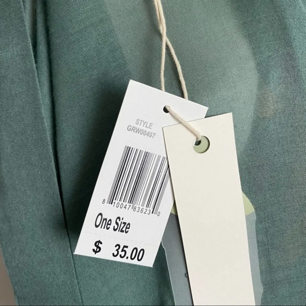 Quagga Green Label • NWT Sheer Green Animal Print Sleeve Kimono Size undefined - Image 15