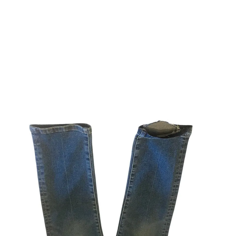 Anthropologie Pilcro High Rise Cigarette Jeans Blue Stretch size 27 - Image 5