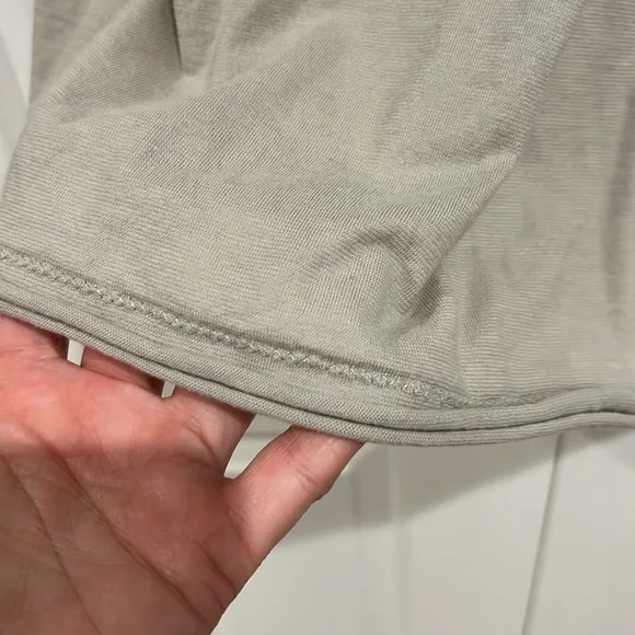 Ganni‎ medium cotton dress with rolled hem - Image 3