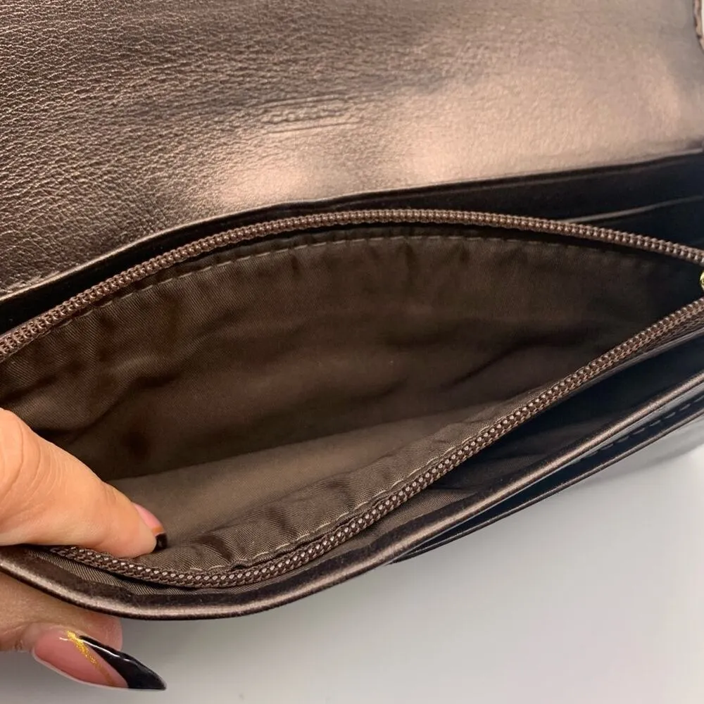 Coach  Metallic Brown Wallet - Image 9