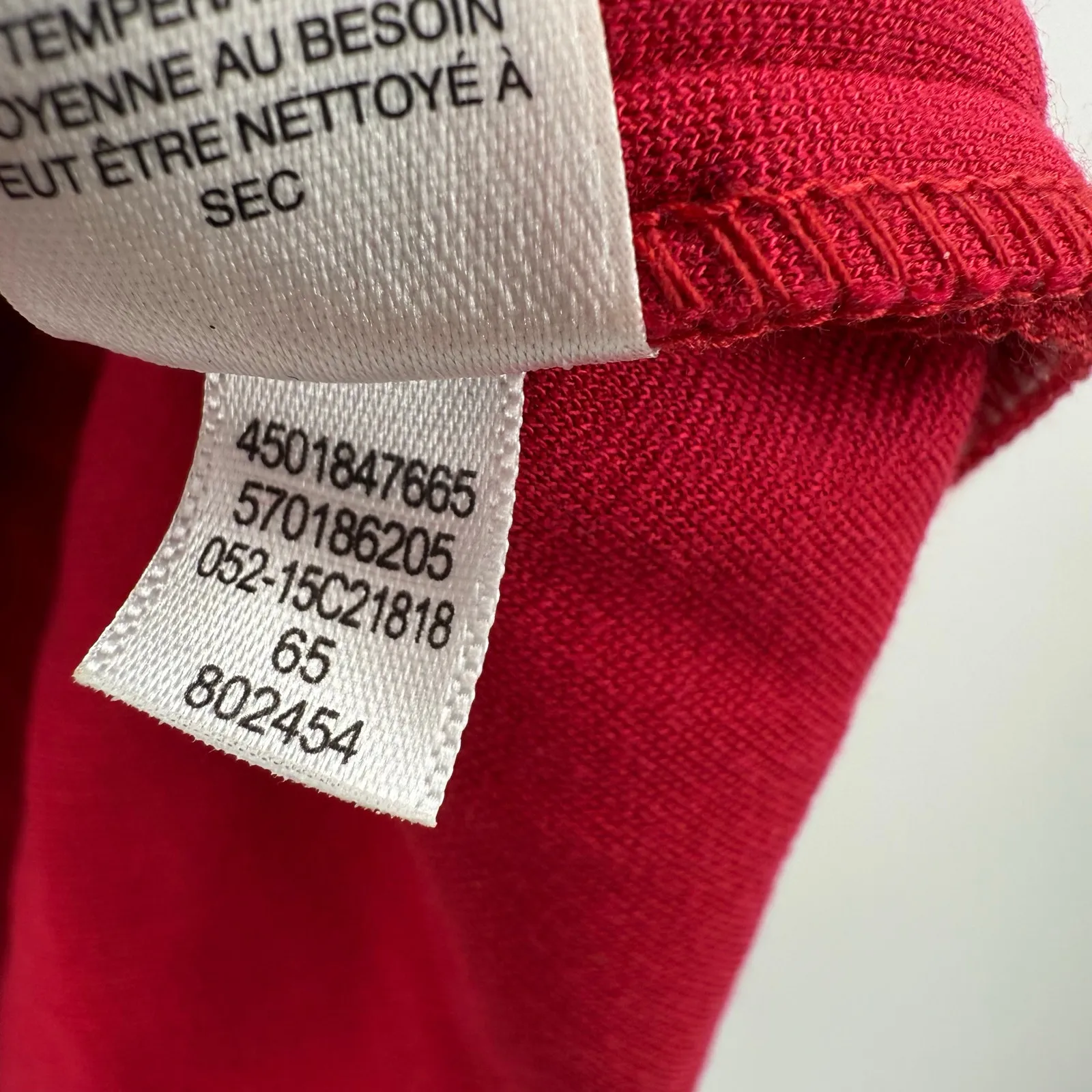 Chico’s Skirt SZ 0.5/Small NWT Ponte Pencil Renaissance Red Gold Zipper Stretch - Image 13