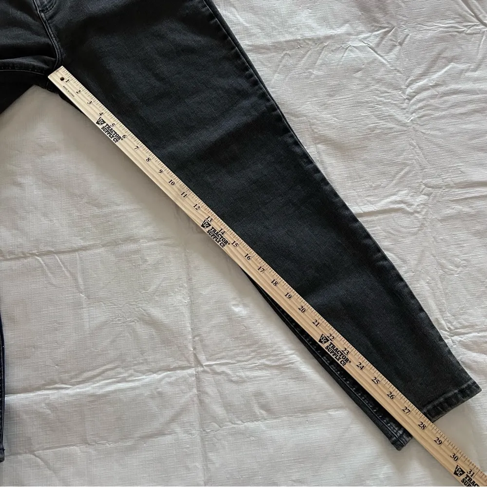 Zara ~ Womens Size 12 Faded Black High Rise Skinny Stretch Jeans Jeggings   I07 - Image 11