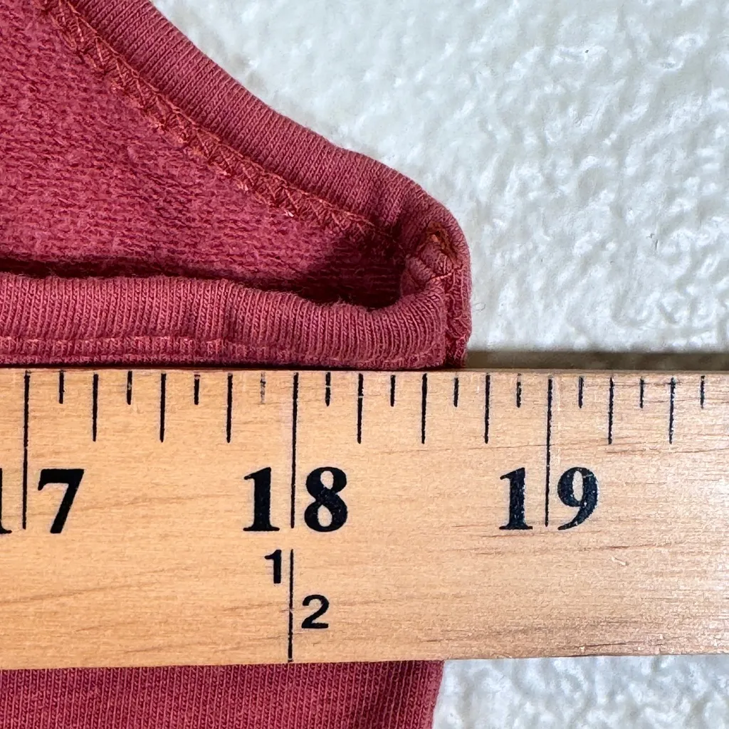 Marine Layer Pink Wide Leg Cropped Overalls Women’s M Casual Cozy Boho Comfort - Image 3