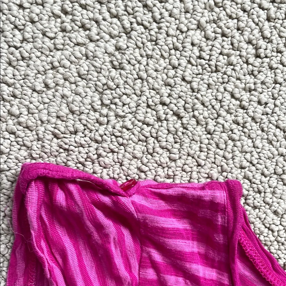 Planet Gold Pink Striped Short Sleeve Tee - Image 5