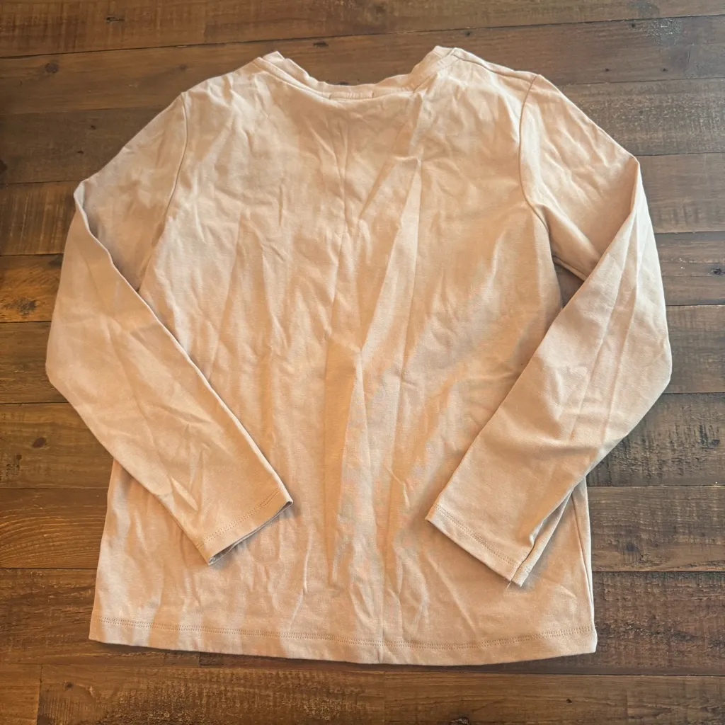 Comme des Garcons Play Long‎ Sleeve Tee Tan Size XS - Image 5