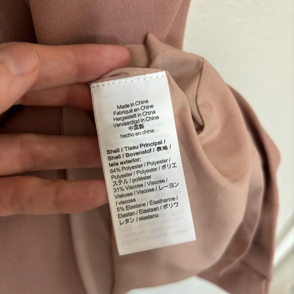 J. Crew Sheath Dress in Four-Season Stretch in Mauve Pink and White - Size 10 - Image 3