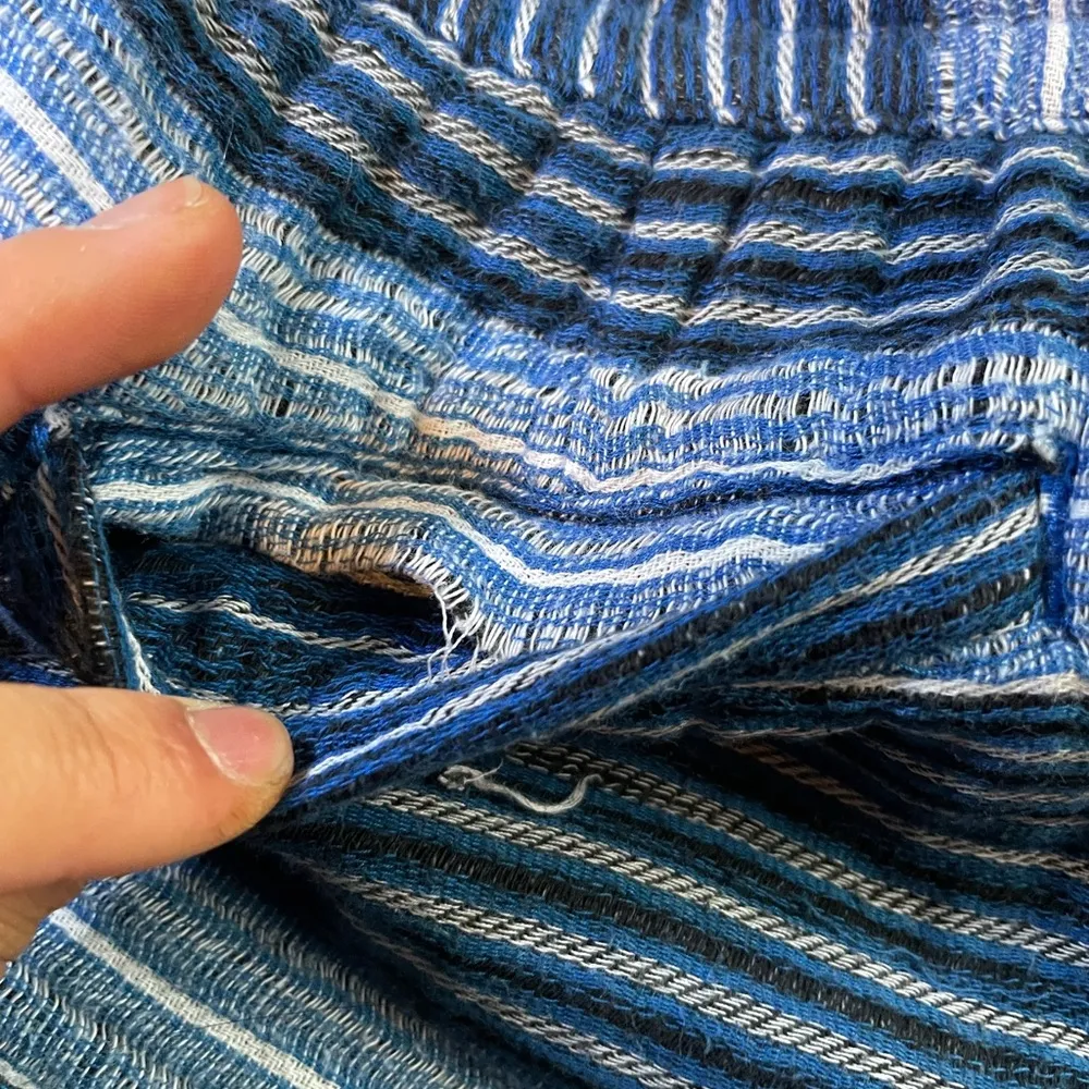 Lou & Grey Blue Patterned Shorts - Image 4