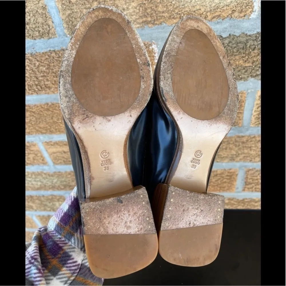 3.1 Phillip Lim Claridge Leather Mules Sz 38 - Image 5