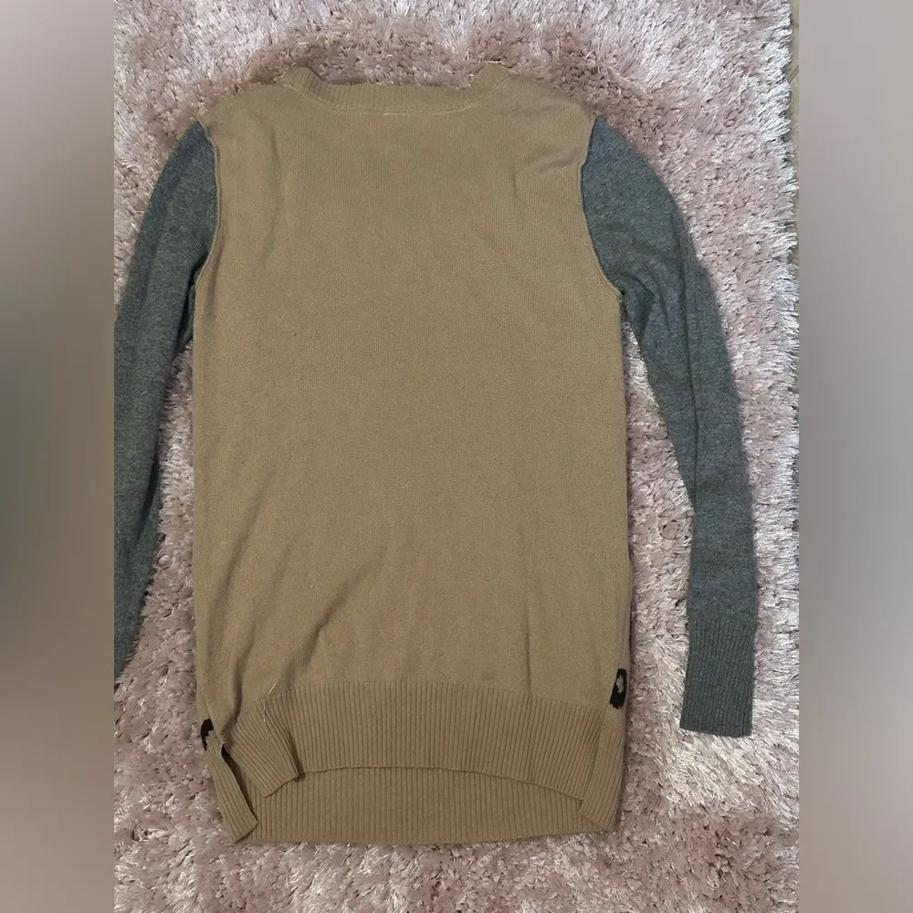 Michael Stars Leopard Print Fine Wool Blend Sweater Size Small - Image 5