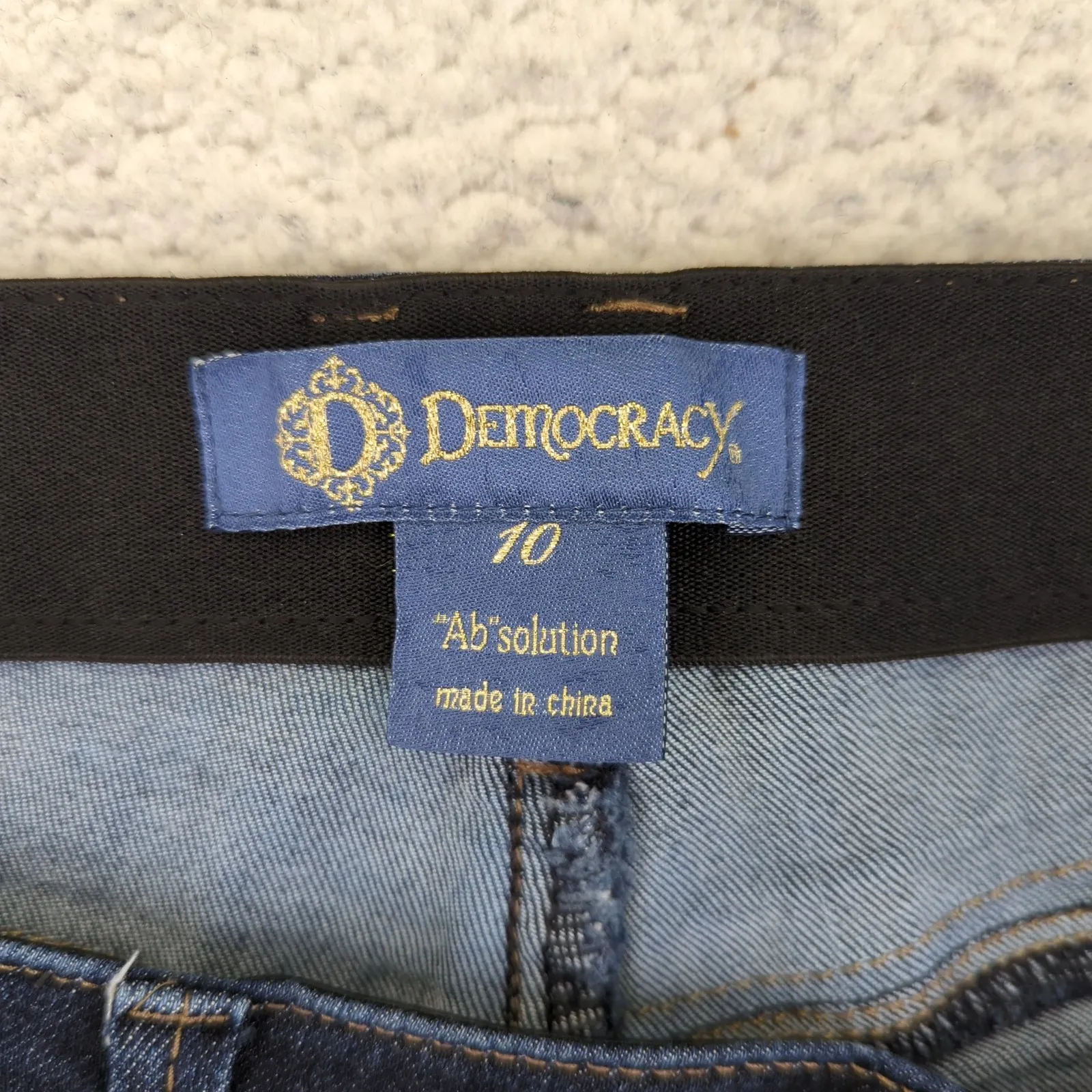 Democracy Ab Solution Dark Wash Denim Jeans‎ Women's Size 10 - Image 7
