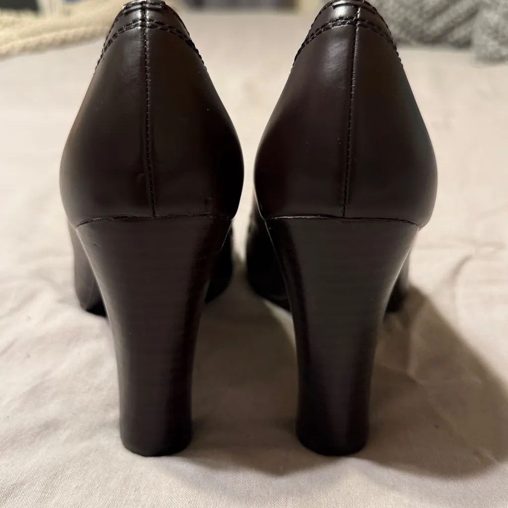 Michael Kors Susan Flex Pump Barolo Brown Heels B37 - Image 7