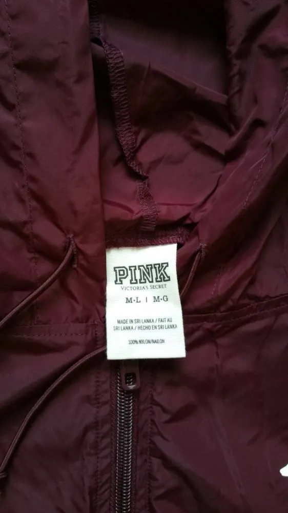Burgundy Anorak windbreaker - Image 6