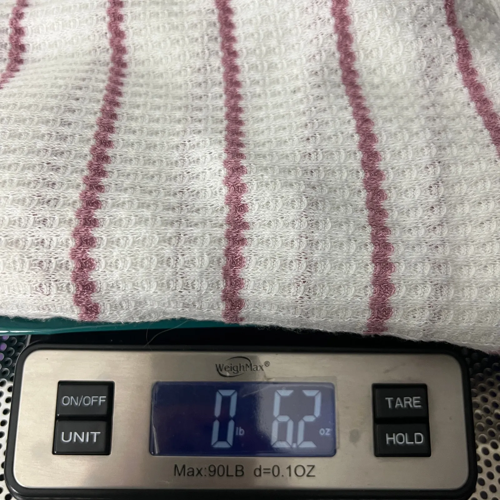 Paper Crane Waffle Knit Striped Knot Front Top Size M Button Down - Image 10