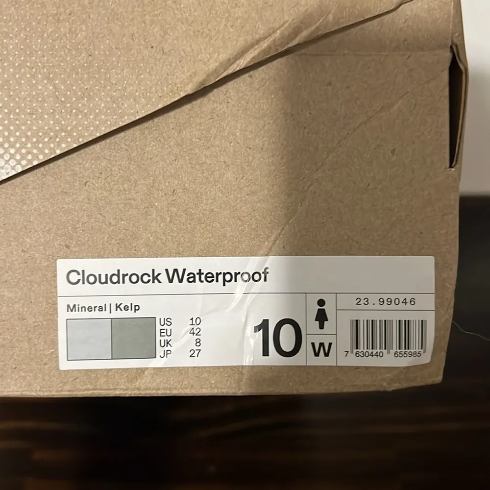 On Cloudrock Waterproof Mineral Kelp Boots Size 10 NWT - Image 6