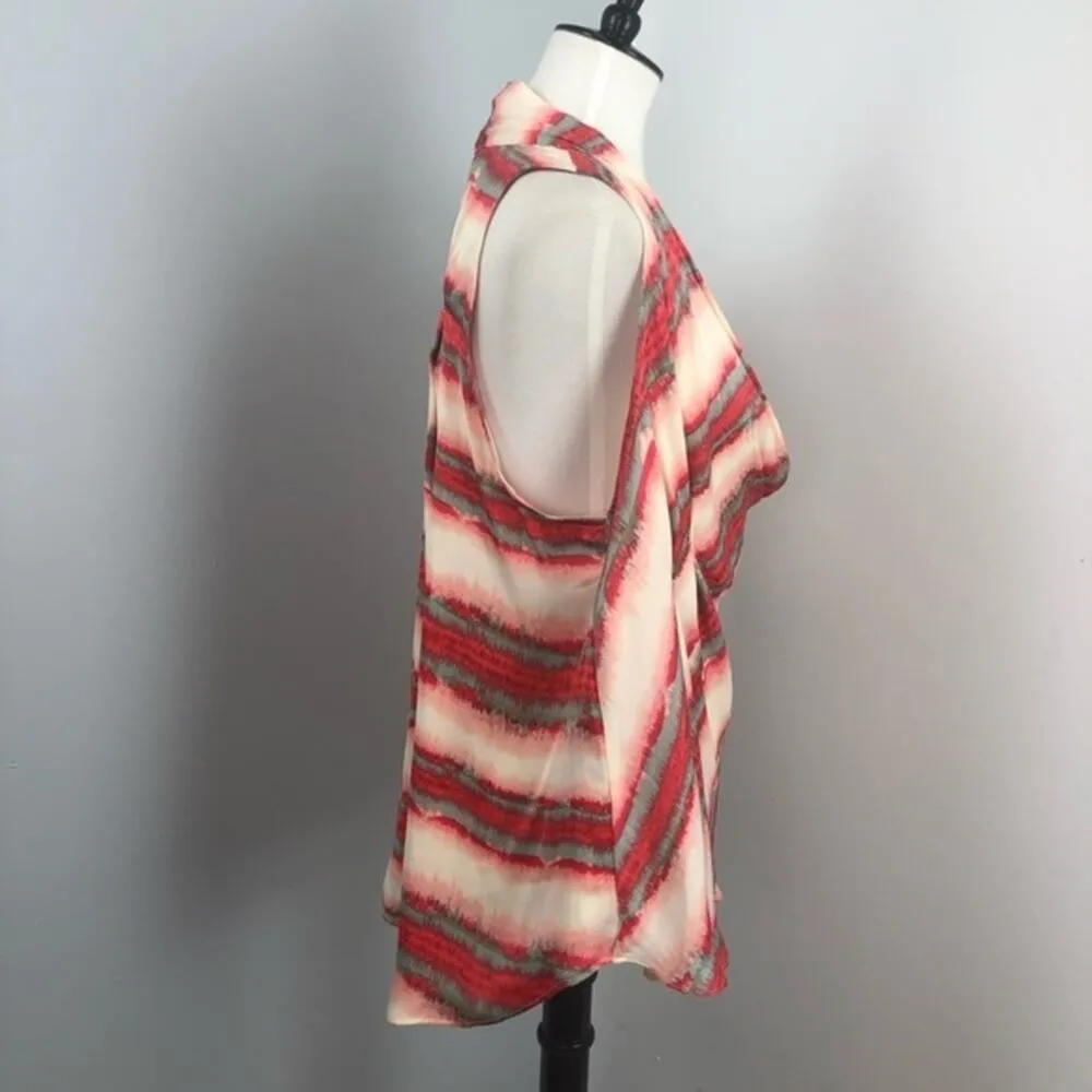 Free People High Tide Tie Dye Wrap Top Sleeveless Medium - Image 7