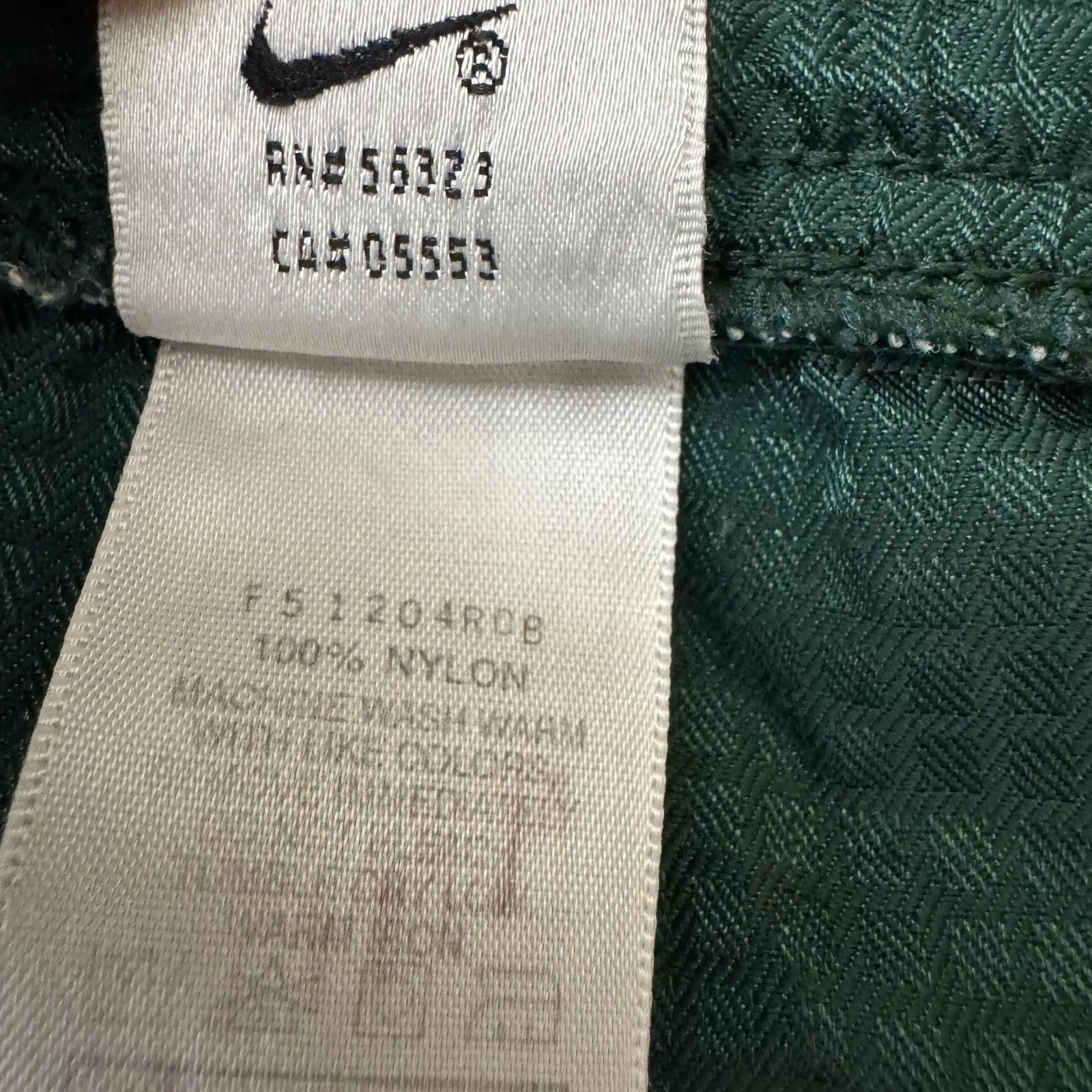 Vintage Nike 80s USA Green Running Shorts‎ Womens Size L 14/16 - Image 4