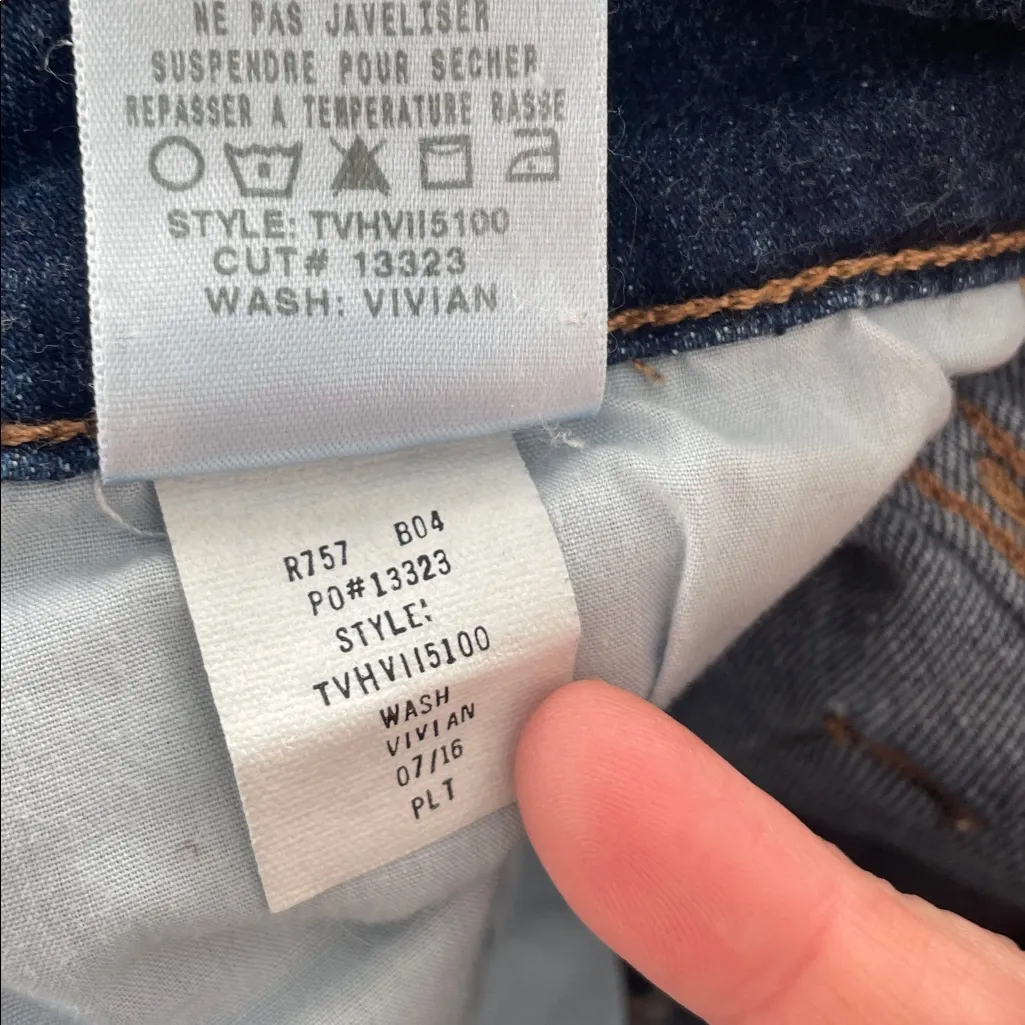 Joe’s Ripped Knees Vivian Wash Blue Denim Skinny Jeans Size 27 - Image 10