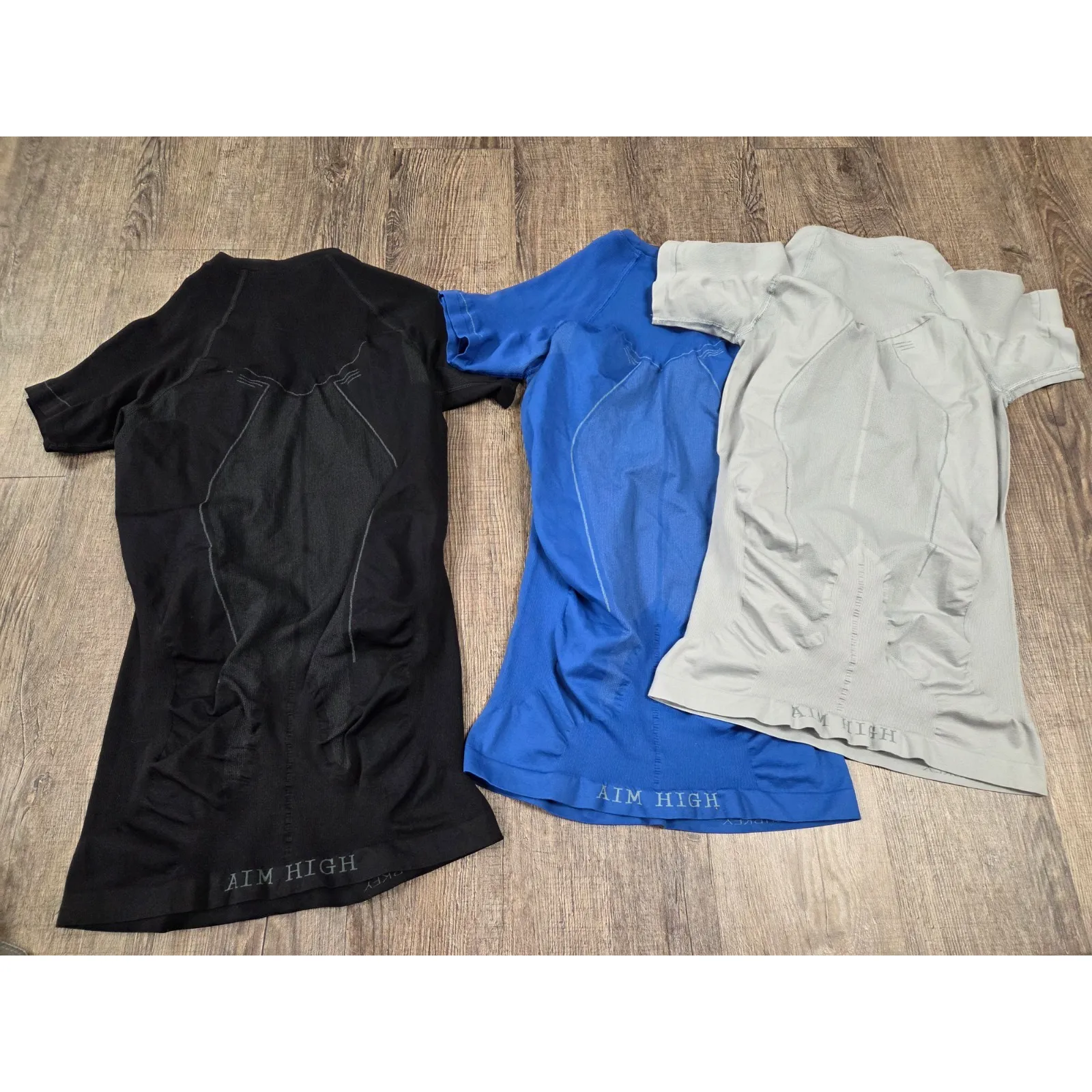 Aim High Elevation Edition Womens S/M Thermo Compression Short Sleeve Shirts Lot Black - Image 5