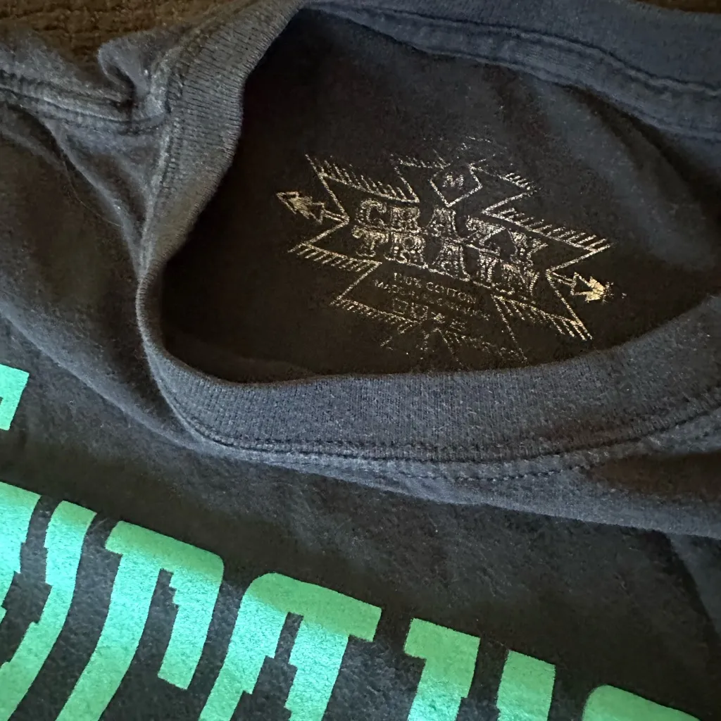 Crazy Train  Turquoise & Tequila Graphic Tee - Image 2