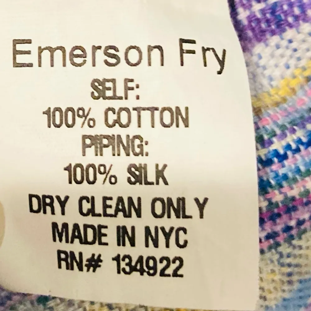 Emerson Fry boho purple ikat print tunic mini dress or top. XS - Image 10