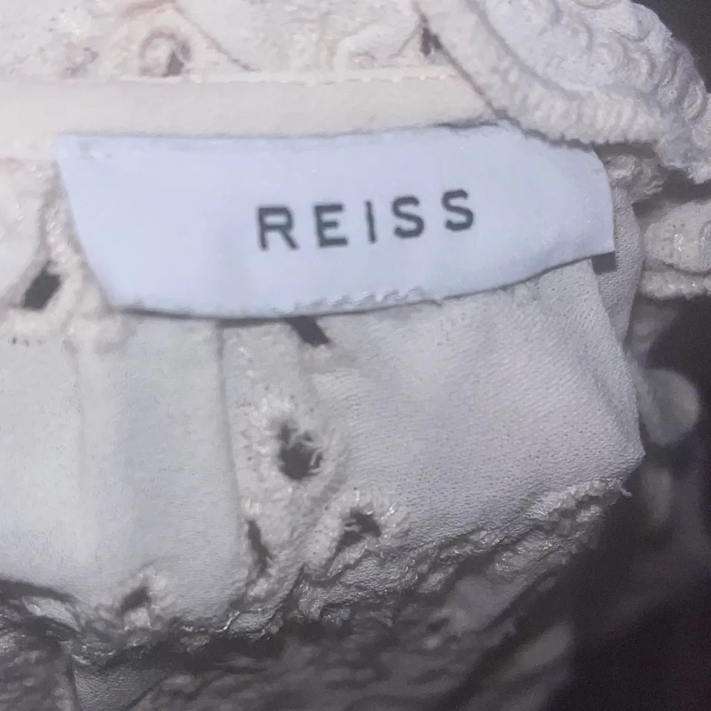 Reiss eyelet long sleeve blouse - Image 2