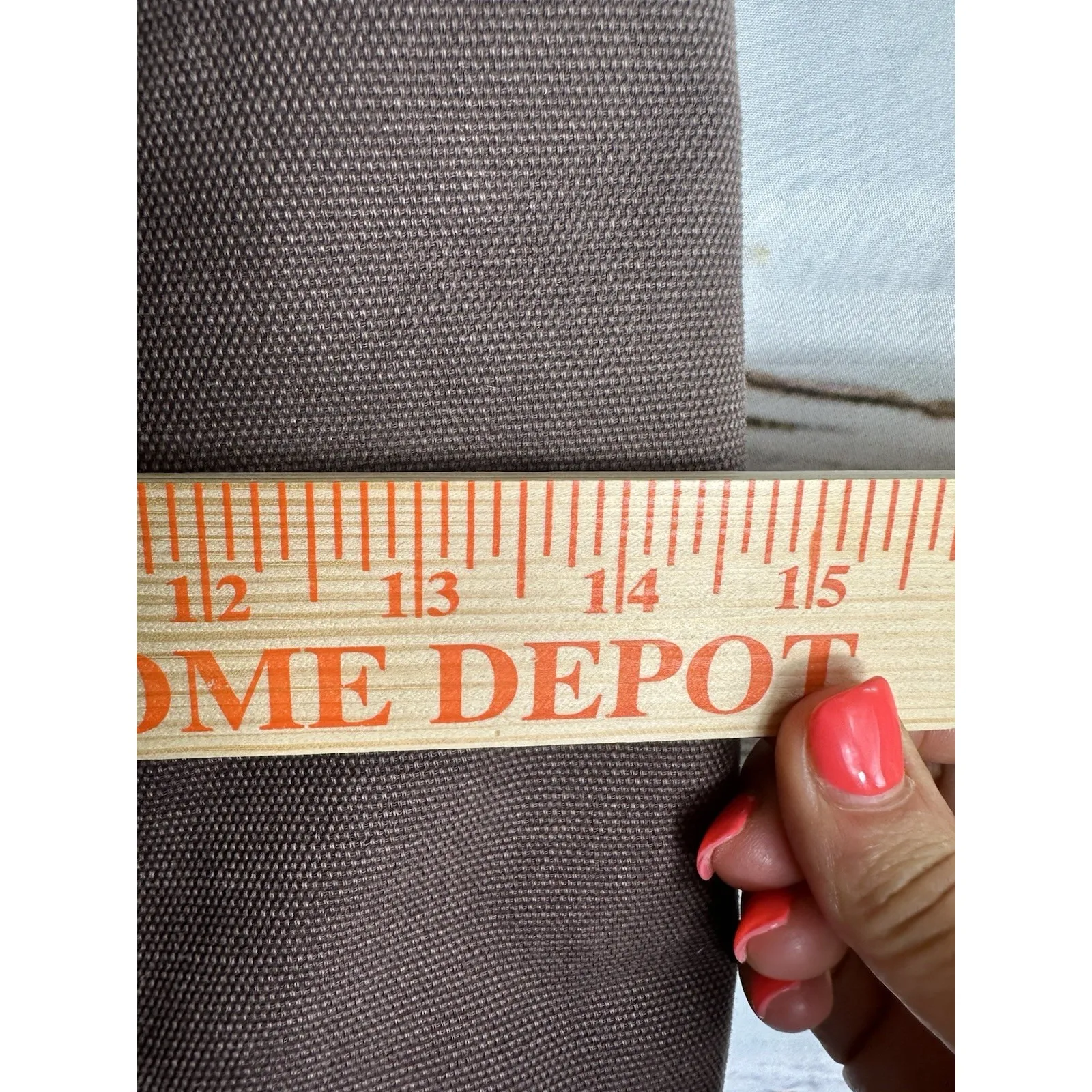 The Sak‎ Denim Striped Canvas Organizer Shoulder Strap Tote Brown Women's Purse - Image 12