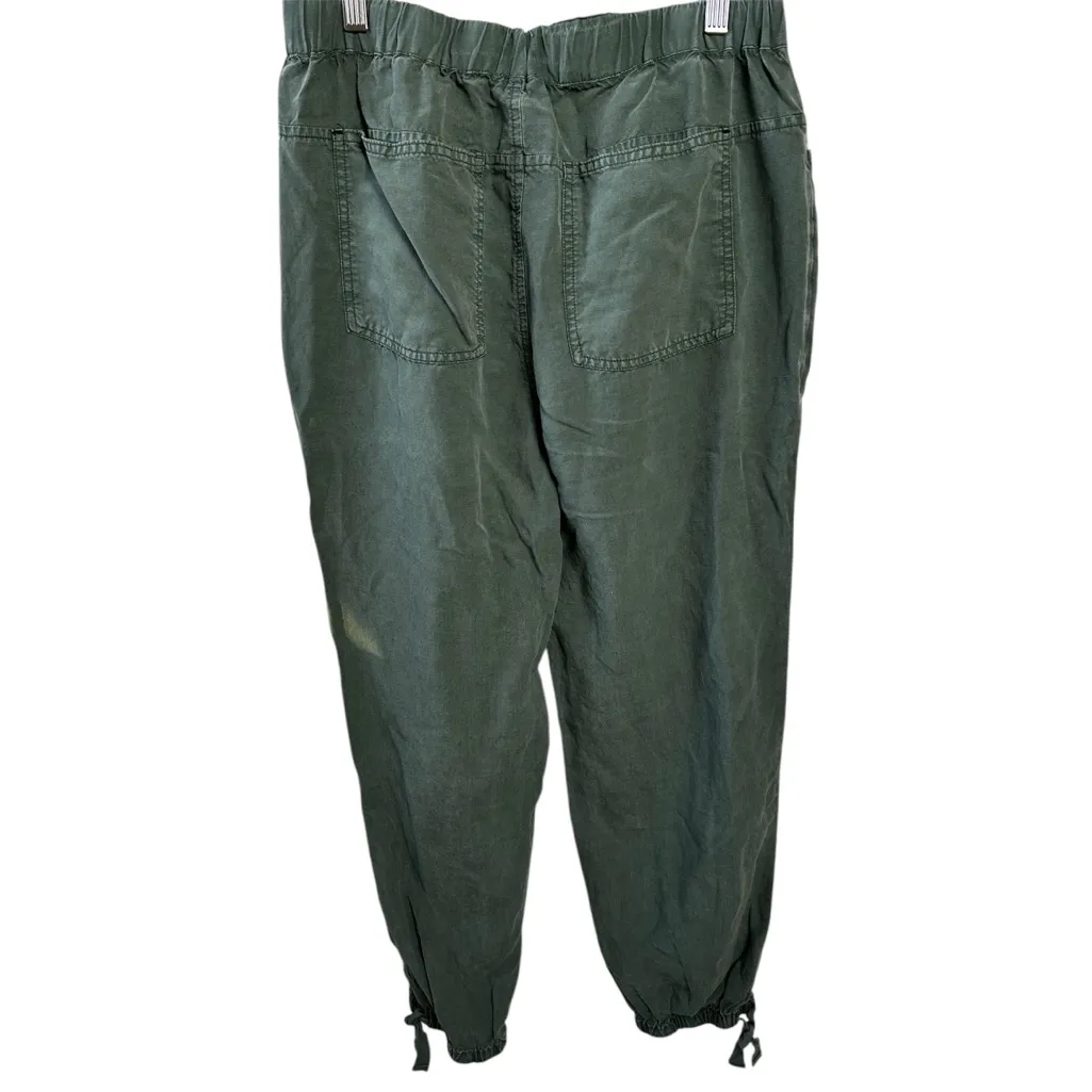 Anthropologie  Pilcro Utility Joggers Green Sage Flowy Jogger Pants Small Tall - Image 3