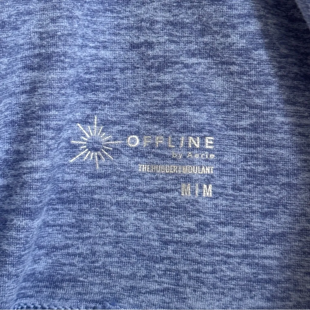 OFFLINE By Aerie The Hugger Dress Size Medium Athletic Built-In Shorts Blue - Image 4