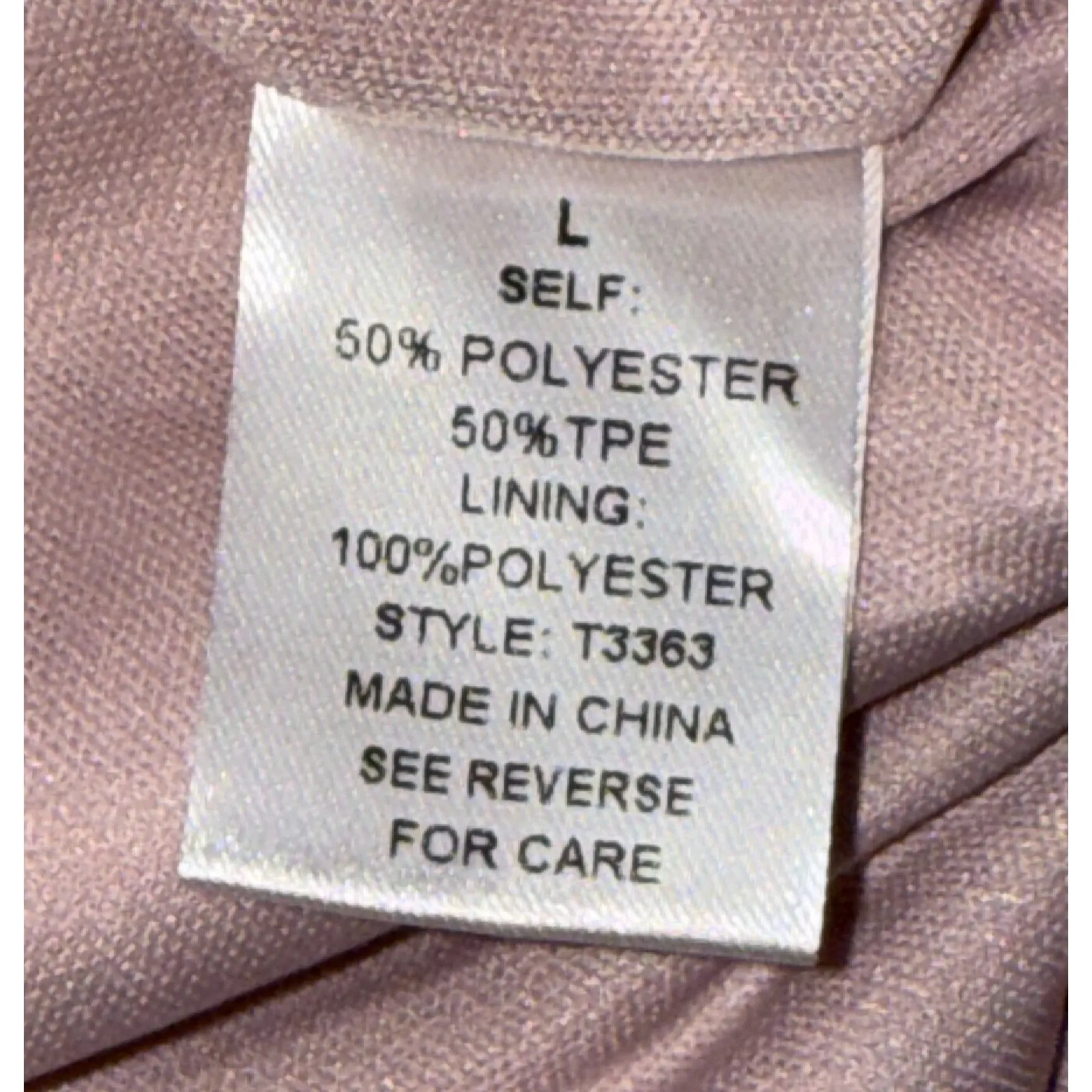 SEE AND BE SEEN Women’s Large Rose Gold Sequin Sweatshirt Sparkle Crew Neck Top Pink - Image 2