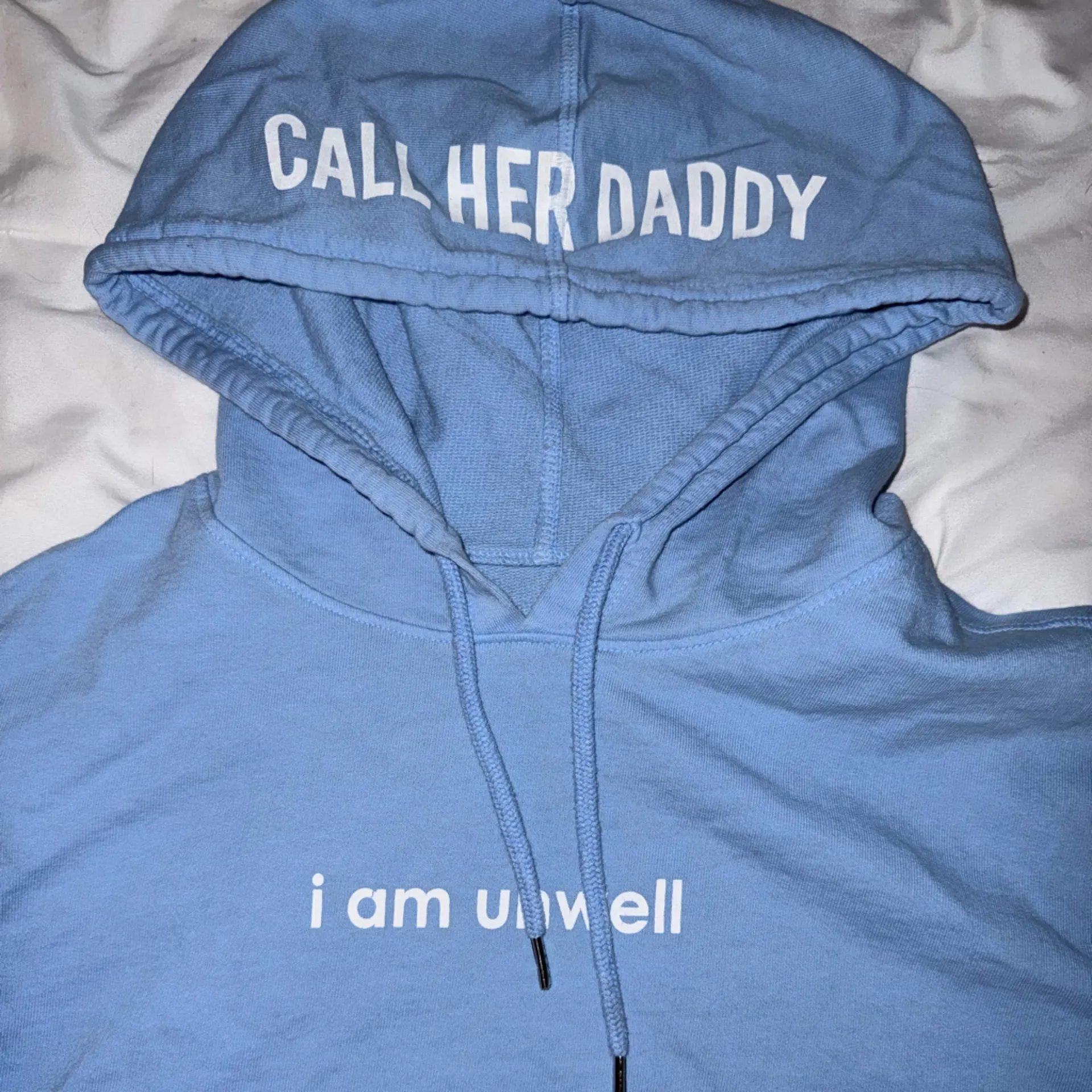 I am unwell Call her daddy cropped hoodie - Image 2