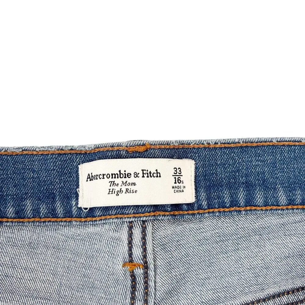 Abercrombie The Mom High Rise Jeans Sz 16S - Image 2
