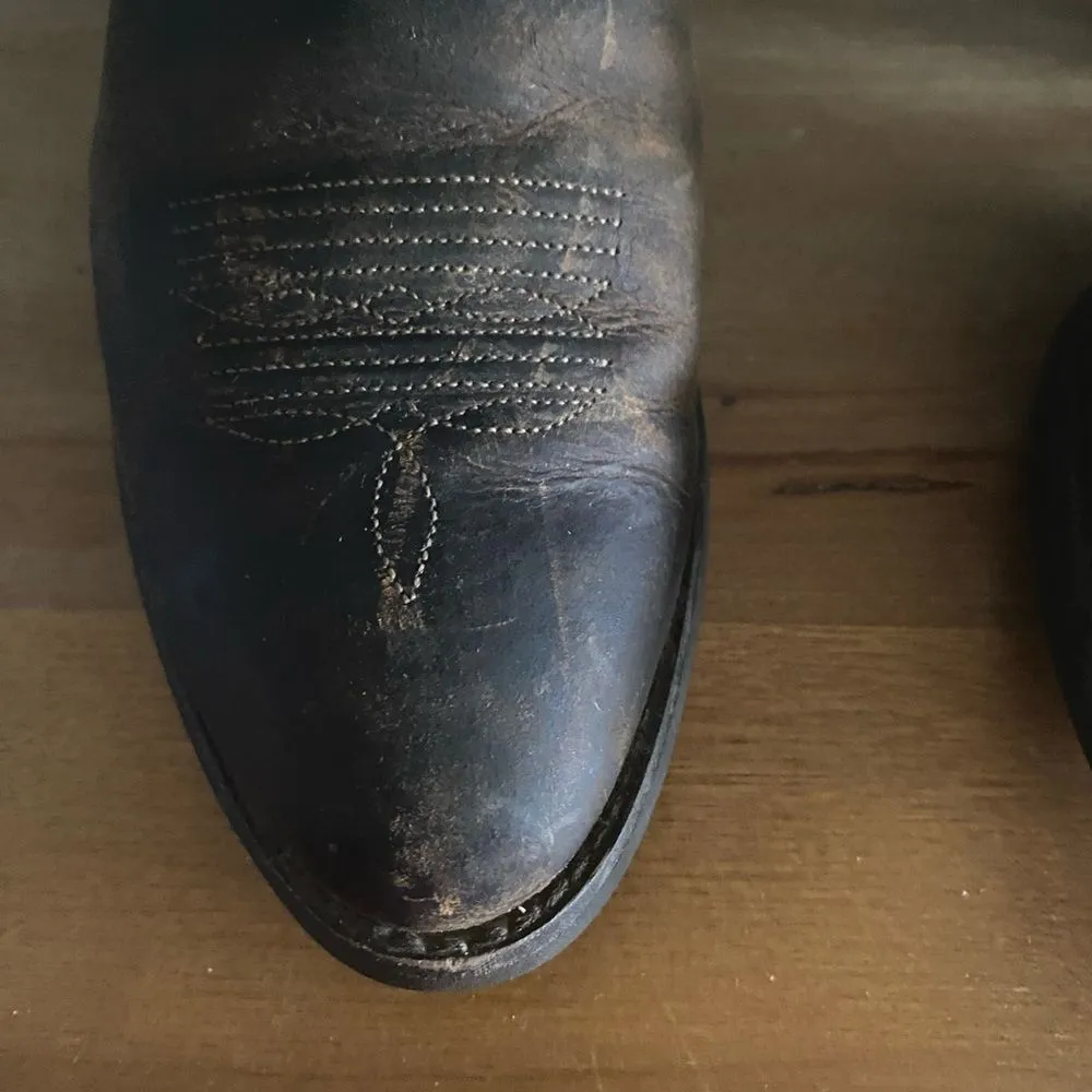 ARIAT Women’s Magnolia Western Boots Distressed Brown 7.5 B Rodeo Boho - Image 8