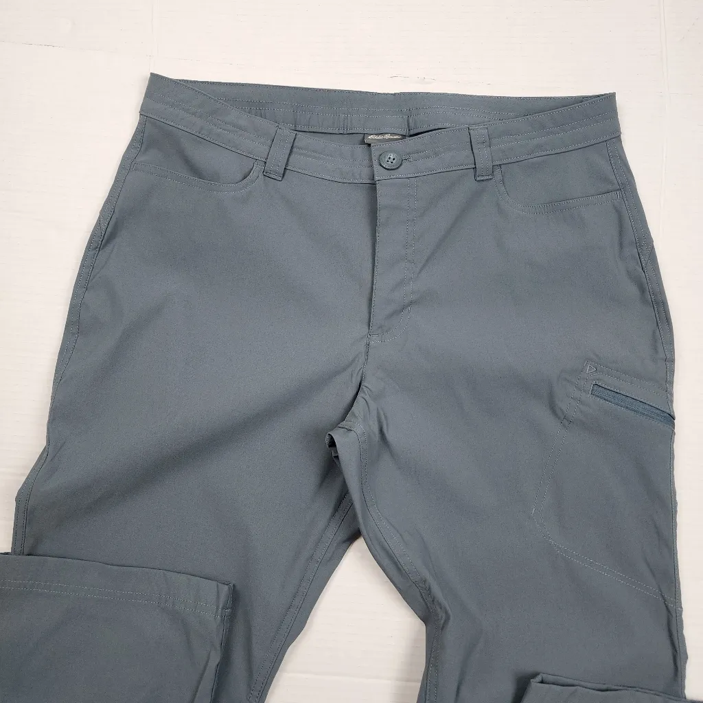Eddie Bauer Women's Gray Crop Pants  Lightweight Outdoor Size 14 - Image 10