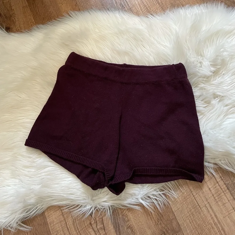 LULU’S Comfy Cozy Plum Purple Shorts - Image 3