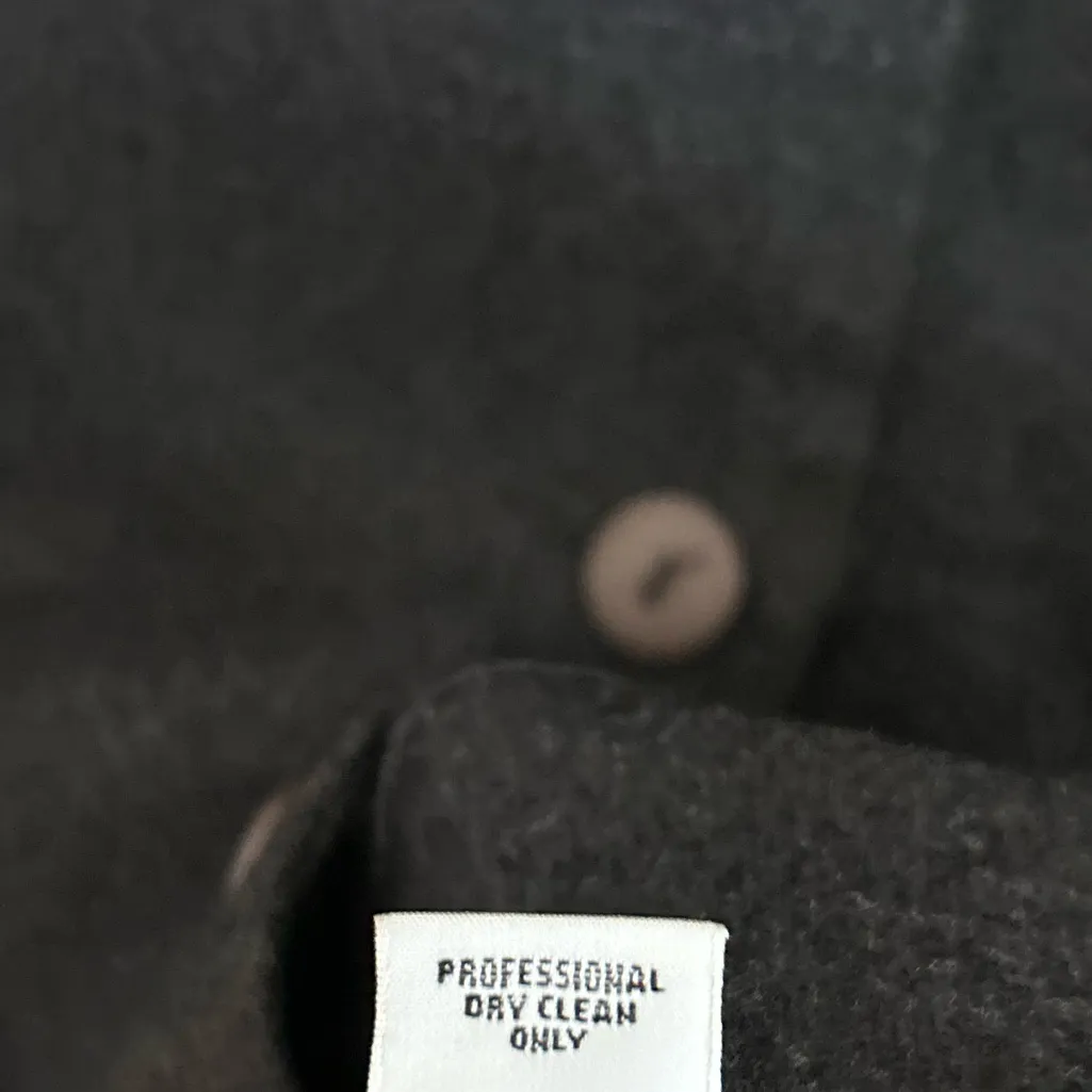 Josephine Chaus Charcoal Grey Wool Cashmere Classic Button Blazer Size Petite 10 - Image 9