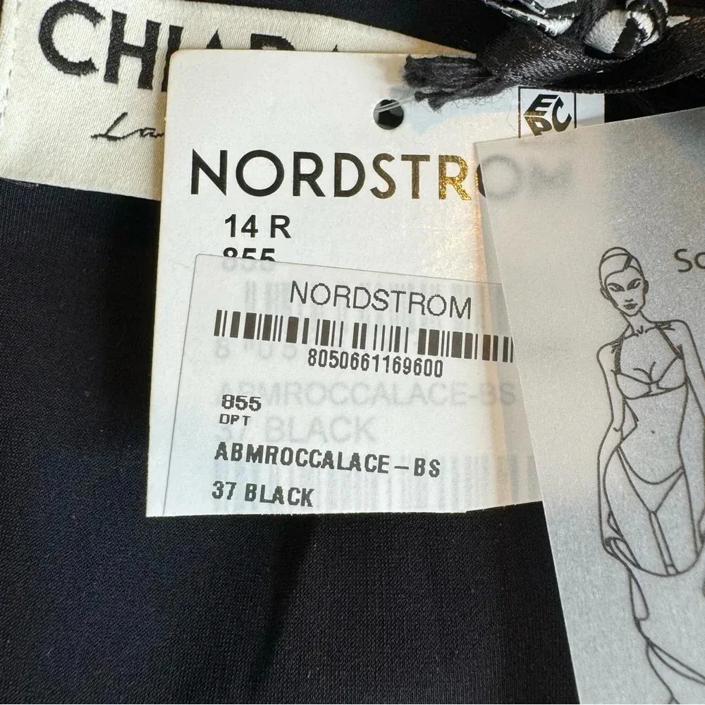 Chiara Boni La Petite Robe Rocca Textured Paneled Midi Dress Black Size L NWT - Image 11