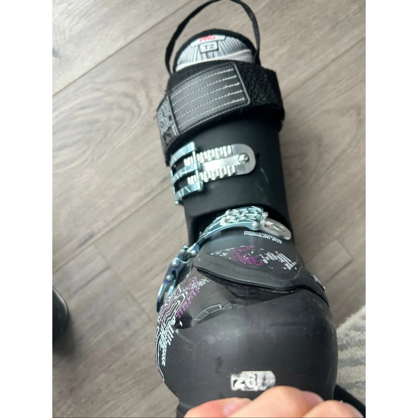 Atomic M fit 120 Black Downhill Ski Boots Size 26CM/Mondo 8 Men, 9 Womens black - Image 5