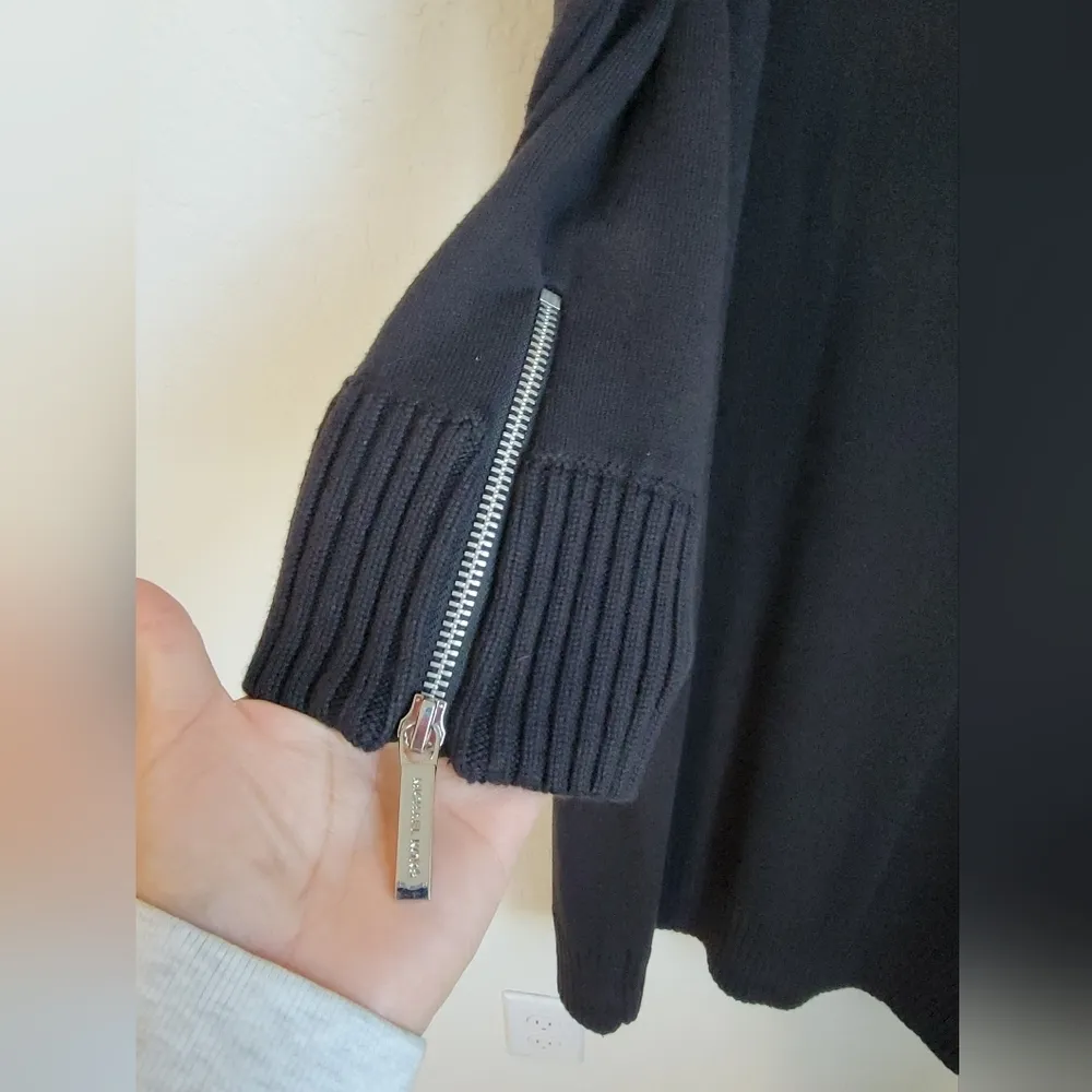 Michael Kors Black Women's Sweater Dress Size Medium - Image 2