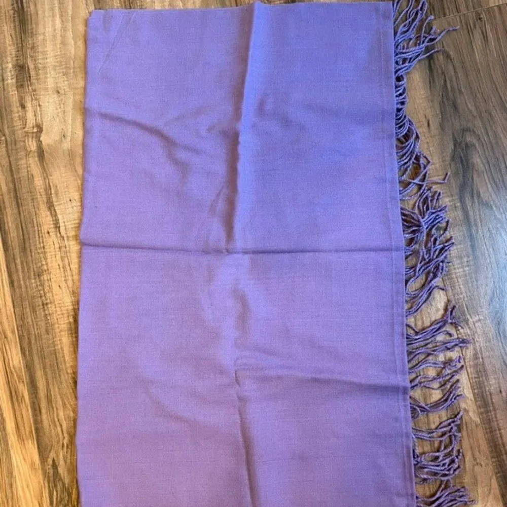 Pashmina purple scarf - Image 3